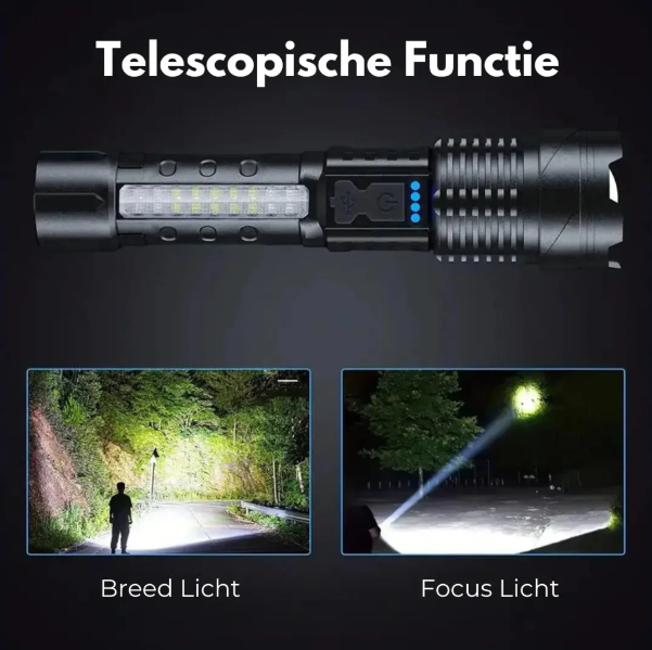 Ultra-Bright 5000 Lumens Military-Grade Tactical Flashlight - High-Performance, Durable & Waterproof