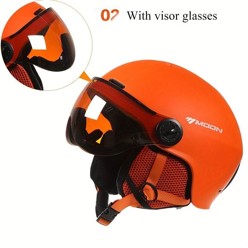 Premium Ski Helmet with Detachable Parts - Ultimate Safety & Comfort for Outdoor Adventures