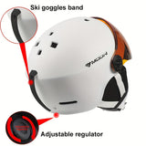 Premium Ski Helmet with Detachable Parts - Ultimate Safety & Comfort for Outdoor Adventures