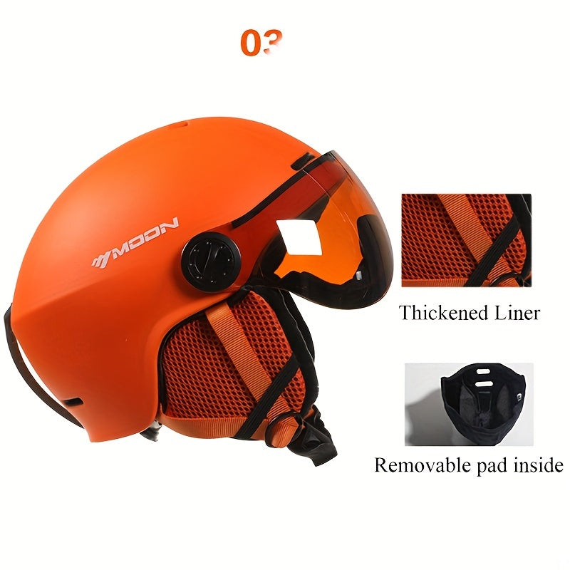 Premium Ski Helmet with Detachable Parts - Ultimate Safety & Comfort for Outdoor Adventures