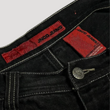 Raven High-Waisted Black Baggy Jeans for Women - Trendy Loose Fit Denim Pants