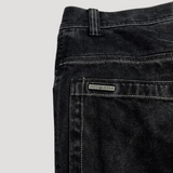 Raven High-Waisted Black Baggy Jeans for Women - Trendy Loose Fit Denim Pants