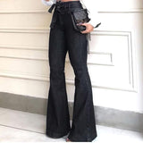 Stella High-Waisted Flared Jeans for Women - Trendy & Comfortable Denim Pants