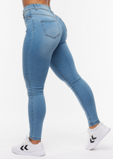 Women's High-Waisted Skinny Jeans - Stylish, Comfortable, and Flattering Fit