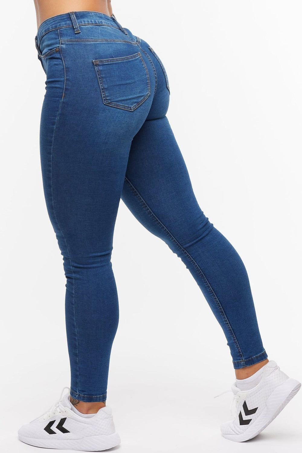 Women's High-Waisted Skinny Jeans - Stylish, Comfortable, and Flattering Fit