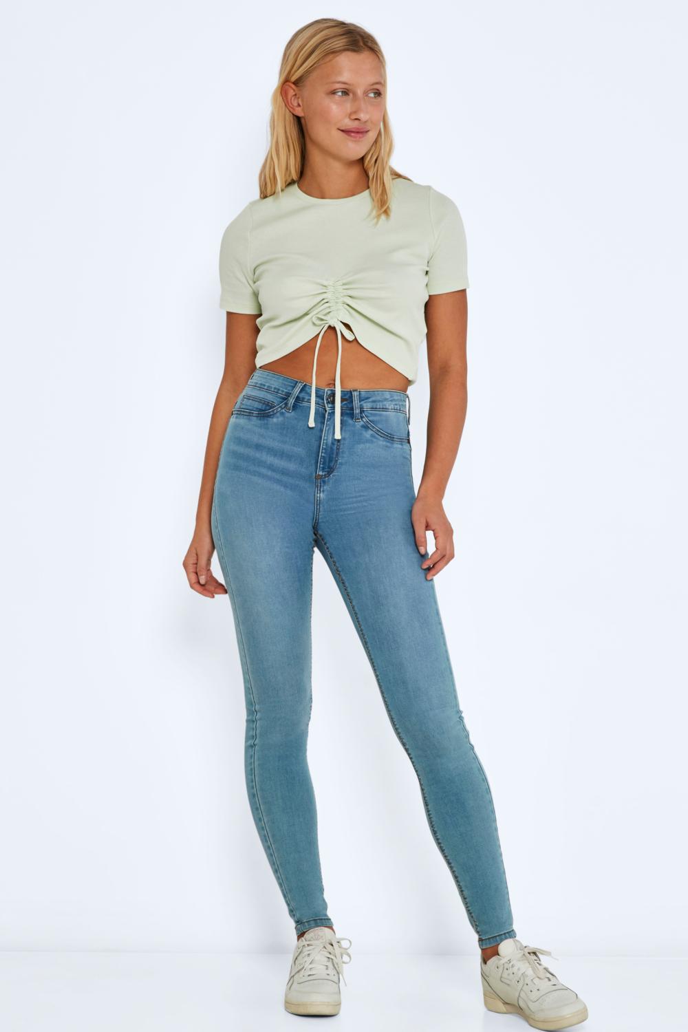 Women's High-Waisted Skinny Jeans - Stylish, Comfortable, and Flattering Fit
