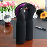 Premium Insulated Dual-Bottle Wine Carrier - Stylish & Durable Wine Tote for Travel & Storage