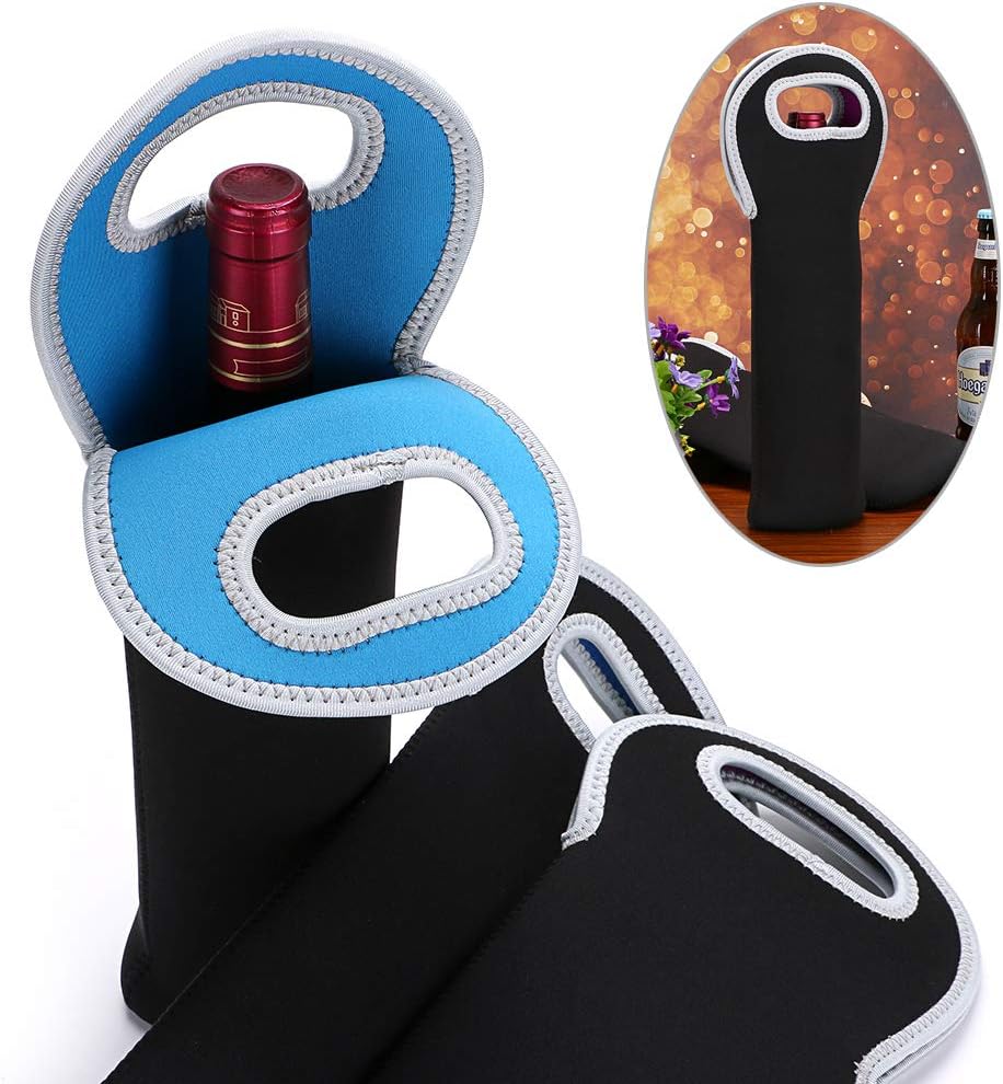 Premium Insulated Dual-Bottle Wine Carrier - Stylish & Durable Wine Tote for Travel & Storage