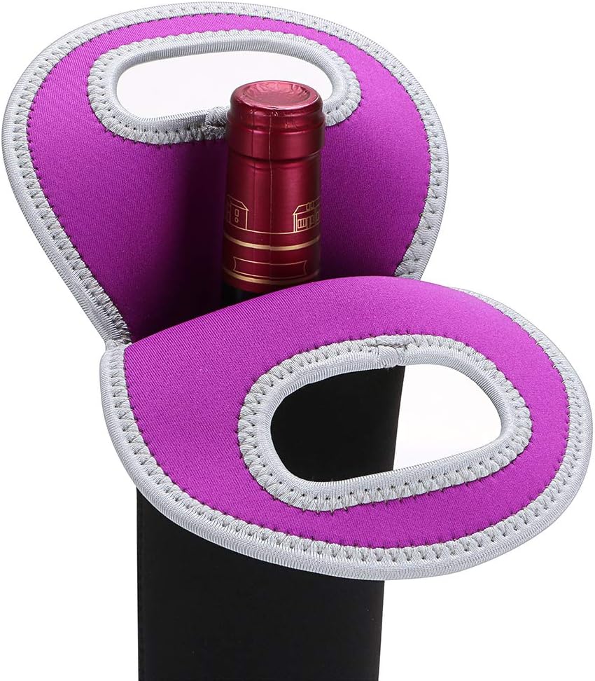 Premium Insulated Dual-Bottle Wine Carrier - Stylish & Durable Wine Tote for Travel & Storage