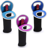 Premium Insulated Dual-Bottle Wine Carrier - Stylish & Durable Wine Tote for Travel & Storage