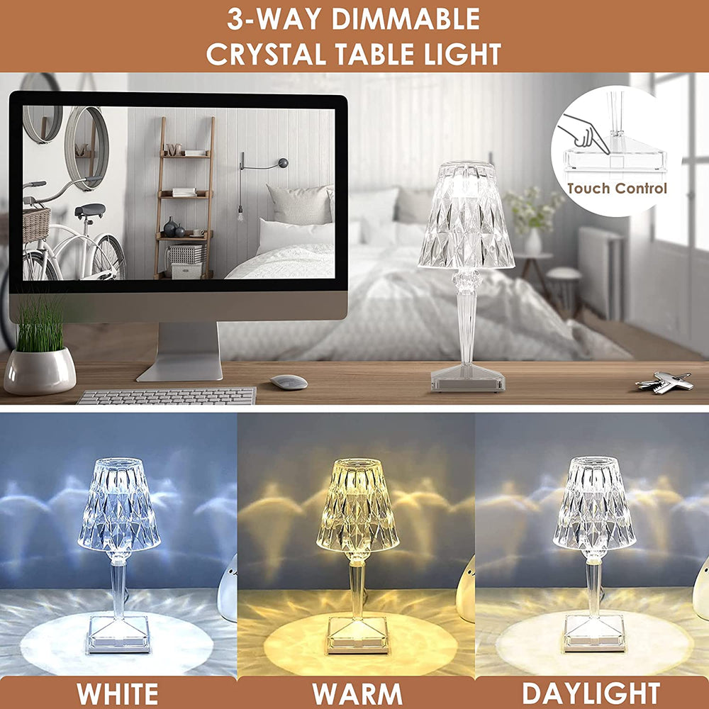 Optimized Product Title: "Elegante LED Kristall Tischlampe – Modernes Design für Wohnzimmer & Schlafzimmer – Energiesparende Beleuchtung" 

This title includes relevant keywords, highlights the product's features, and targets potential uses to improve vis