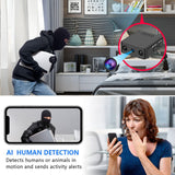 Mini WiFi Security Camera – 1080P HD Video, Night Vision & Built-In Audio