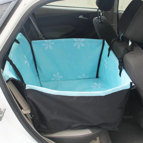 Waterproof Dog Car Seat – 60×55×35cm, Nylon Straps & Backseat Protector