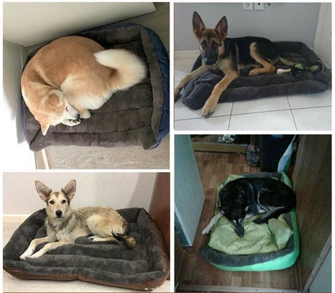 Optimized Product Title: "Weiches Waschbares Hundebett mit Fleece-Innenfutter – Komfort für Ihren Hund" 

This title includes relevant keywords for better visibility on Google Shopping while emphasizing comfort and practicality.