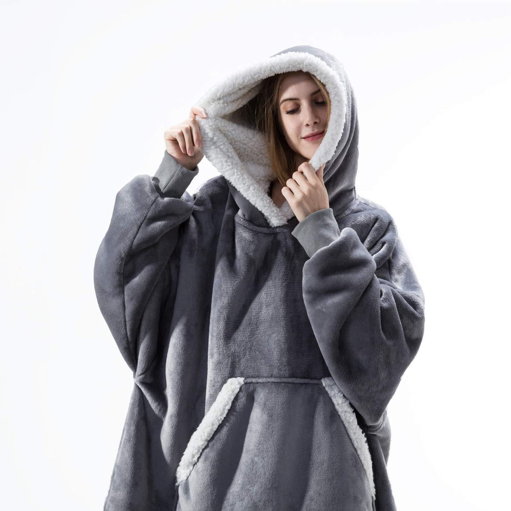 Cozy Hoodie Blanket Combo | Soft, Warm, and Versatile Wearable Blanket for Ultimate Comfort