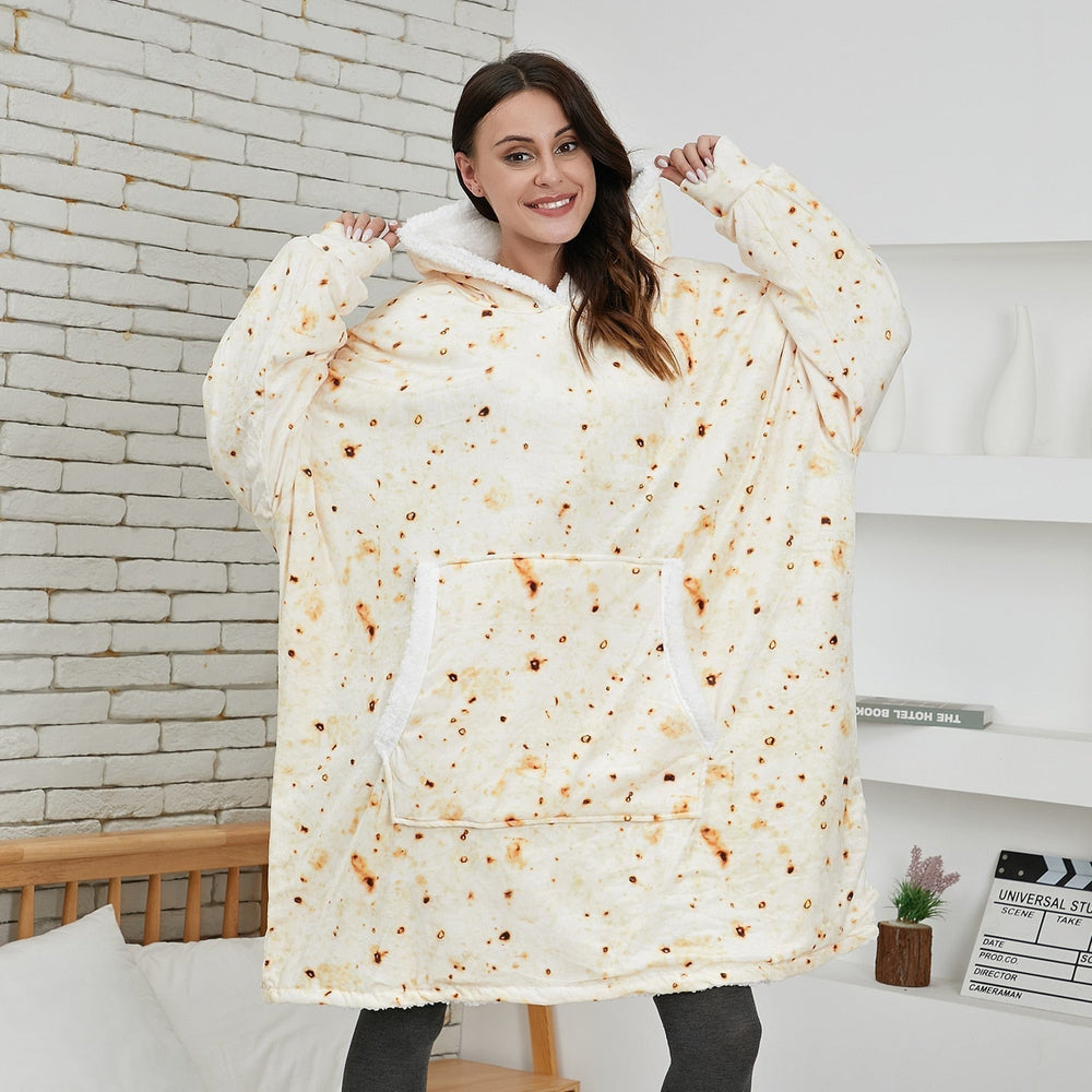 Cozy Hoodie Blanket Combo | Soft, Warm, and Versatile Wearable Blanket for Ultimate Comfort