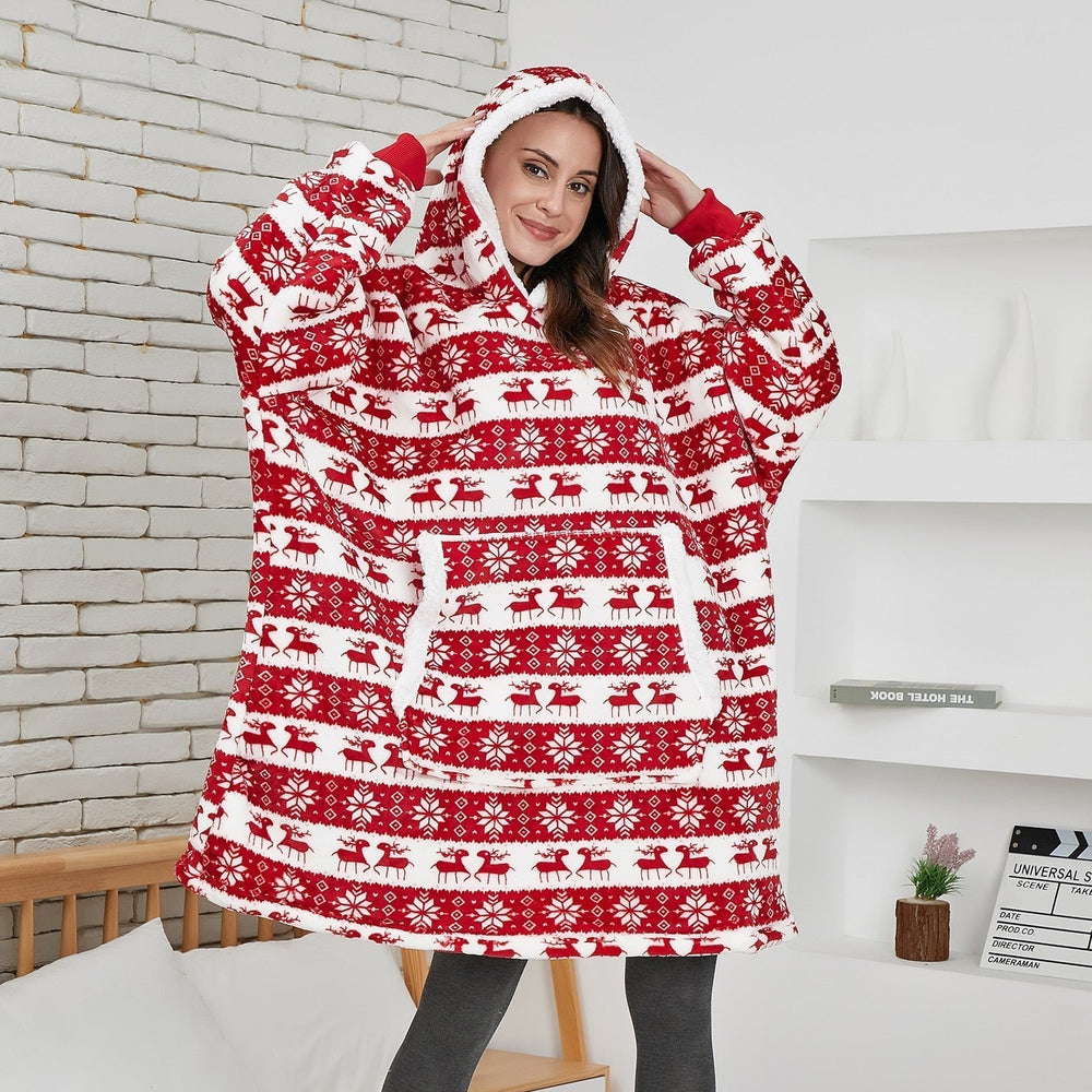 Cozy Hoodie Blanket Combo | Soft, Warm, and Versatile Wearable Blanket for Ultimate Comfort