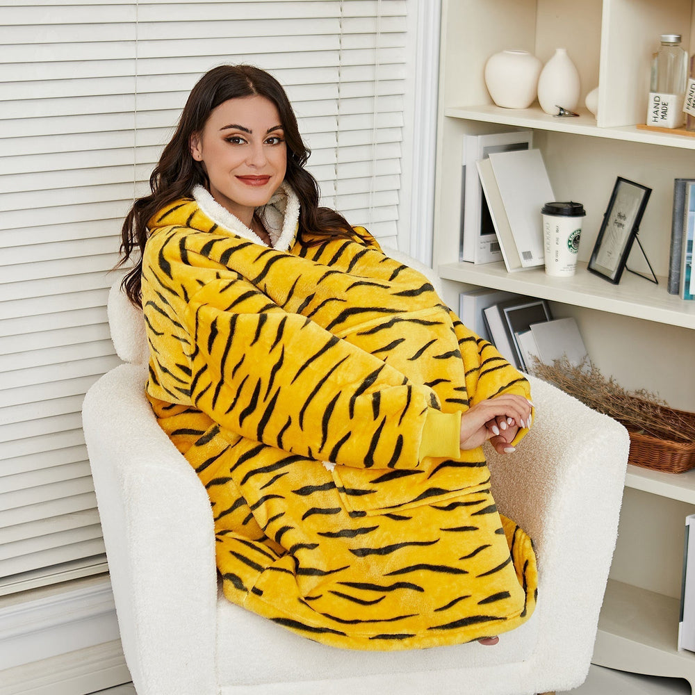 Cozy Hoodie Blanket Combo | Soft, Warm, and Versatile Wearable Blanket for Ultimate Comfort