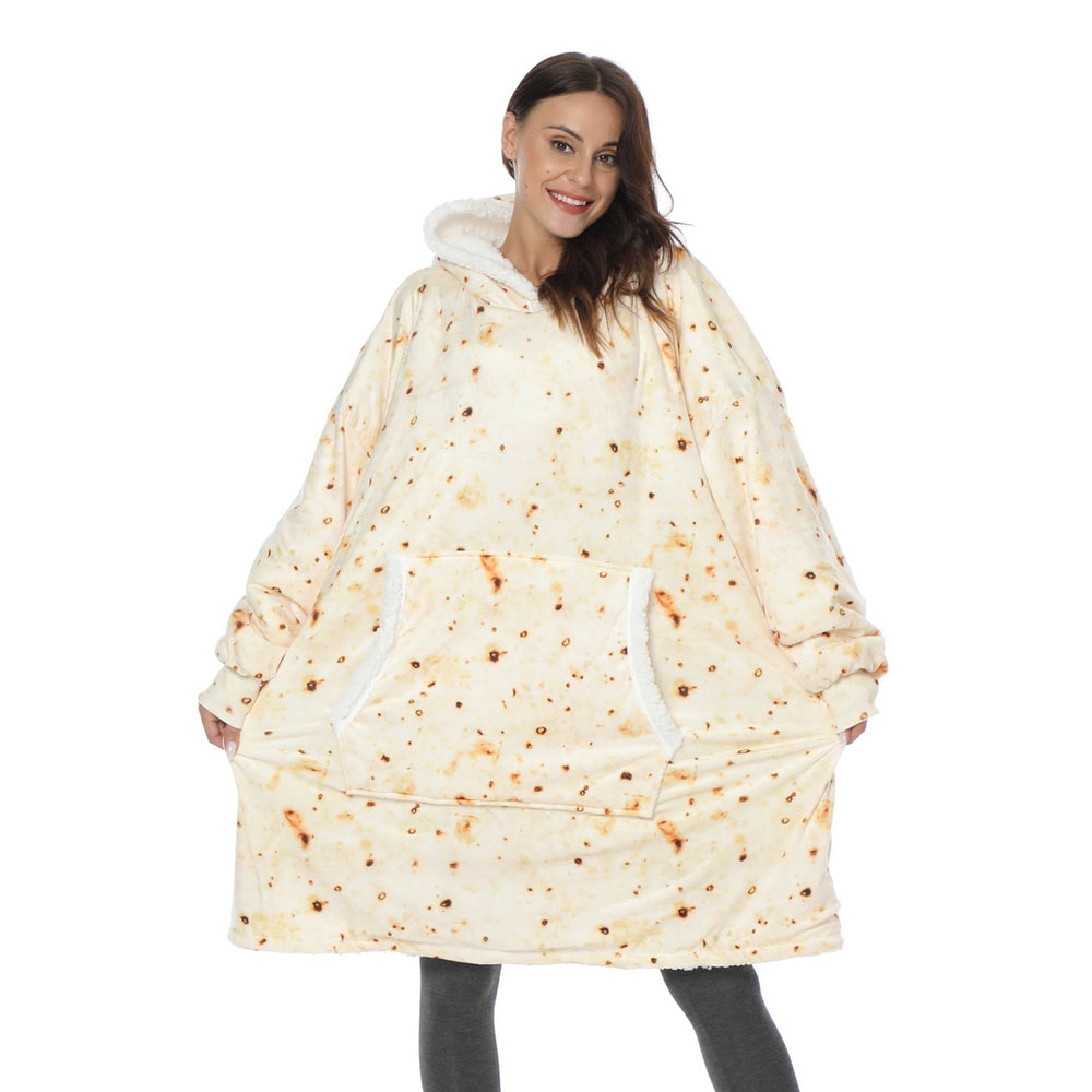 Cozy Hoodie Blanket Combo | Soft, Warm, and Versatile Wearable Blanket for Ultimate Comfort