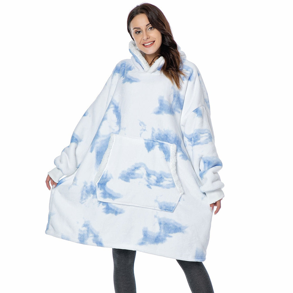 Cozy Hoodie Blanket Combo | Soft, Warm, and Versatile Wearable Blanket for Ultimate Comfort