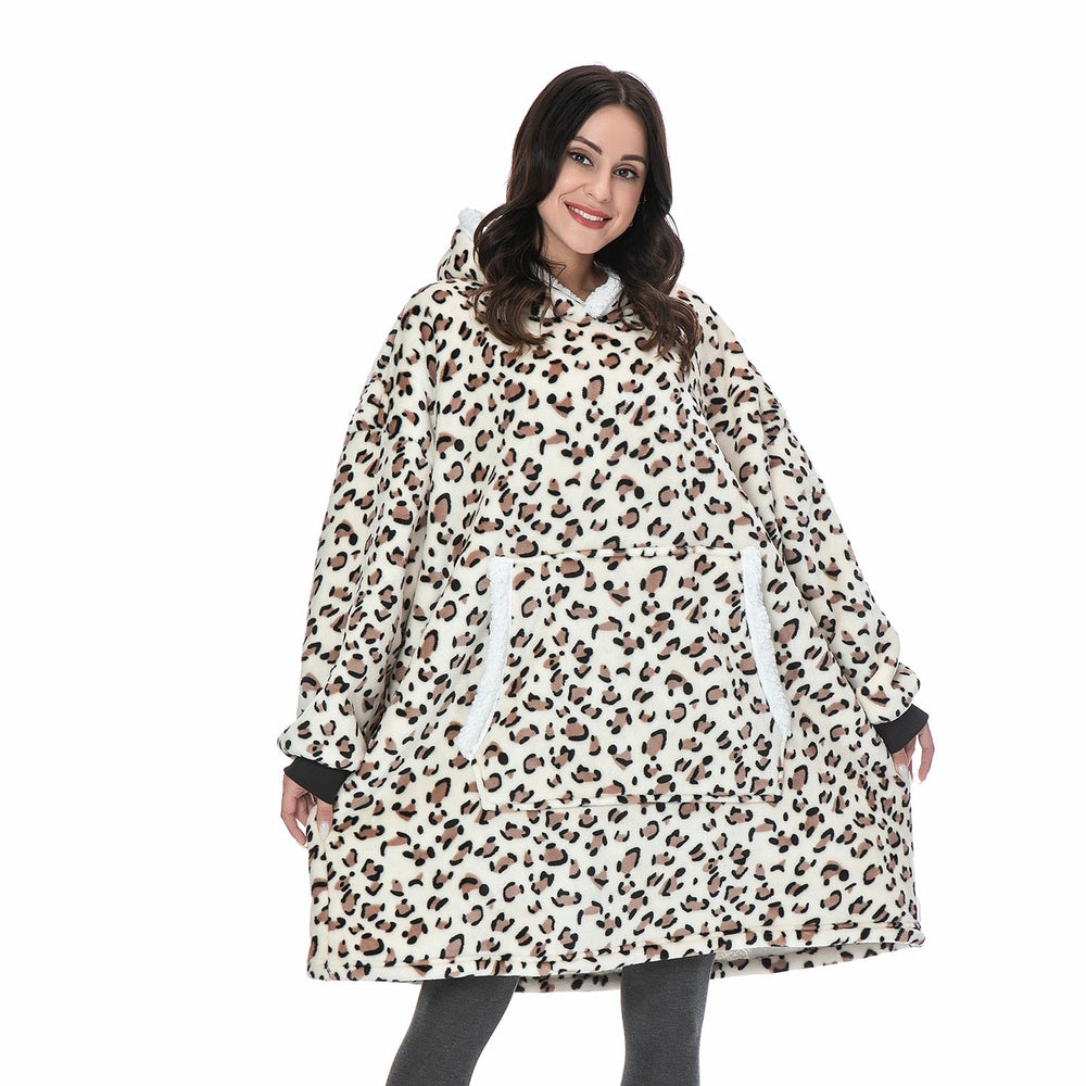 Cozy Hoodie Blanket Combo | Soft, Warm, and Versatile Wearable Blanket for Ultimate Comfort
