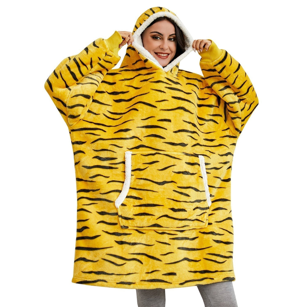 Cozy Hoodie Blanket Combo | Soft, Warm, and Versatile Wearable Blanket for Ultimate Comfort