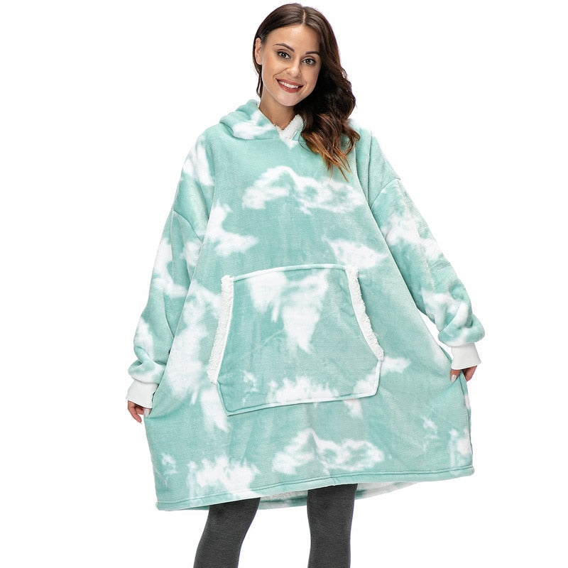 Cozy Hoodie Blanket Combo | Soft, Warm, and Versatile Wearable Blanket for Ultimate Comfort