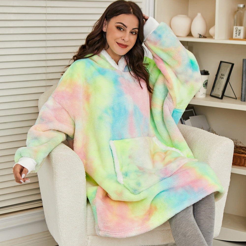 Cozy Hoodie Blanket Combo | Soft, Warm, and Versatile Wearable Blanket for Ultimate Comfort
