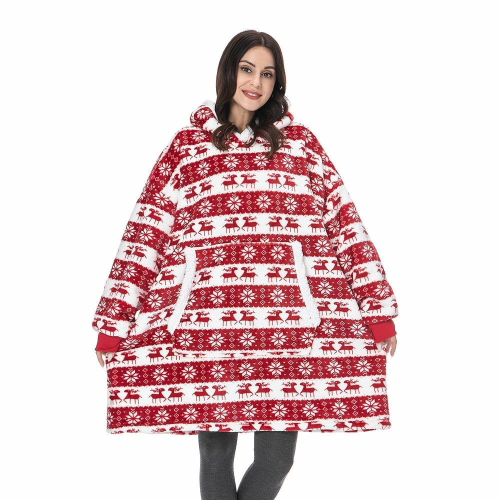 Cozy Hoodie Blanket Combo | Soft, Warm, and Versatile Wearable Blanket for Ultimate Comfort