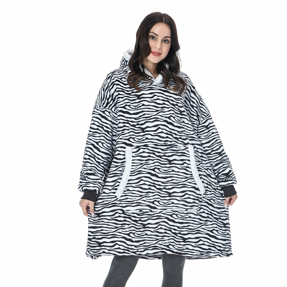 Cozy Hoodie Blanket Combo | Soft, Warm, and Versatile Wearable Blanket for Ultimate Comfort