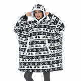 Cozy Hoodie Blanket Combo | Soft, Warm, and Versatile Wearable Blanket for Ultimate Comfort