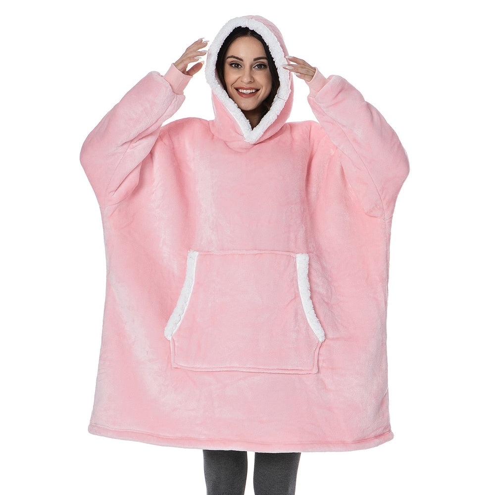 Cozy Hoodie Blanket Combo | Soft, Warm, and Versatile Wearable Blanket for Ultimate Comfort