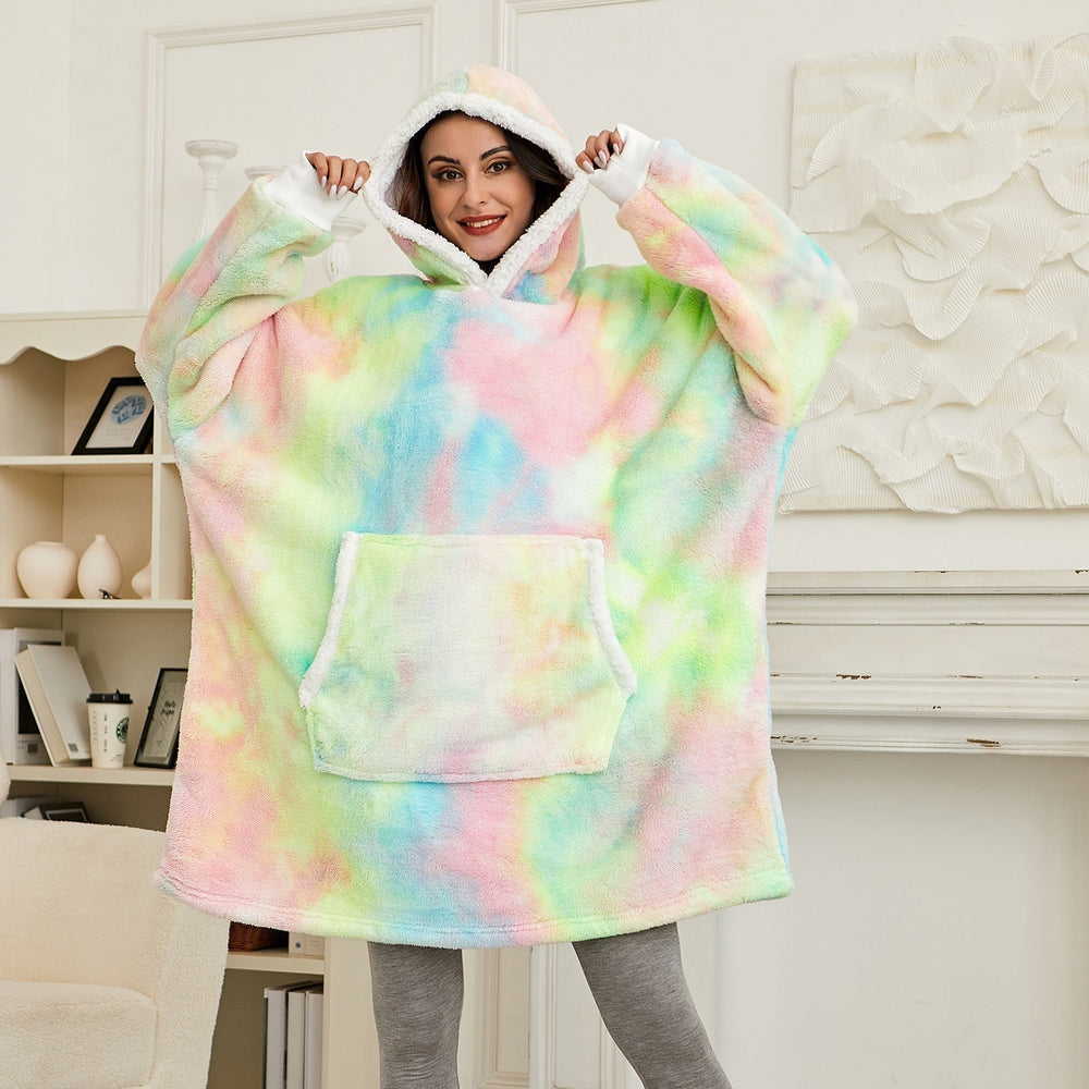 Cozy Hoodie Blanket Combo | Soft, Warm, and Versatile Wearable Blanket for Ultimate Comfort