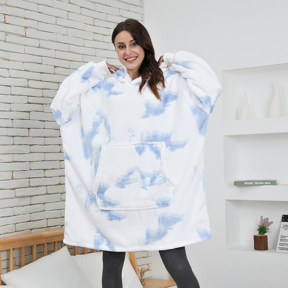 Cozy Hoodie Blanket Combo | Soft, Warm, and Versatile Wearable Blanket for Ultimate Comfort