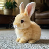 Animated HoppiLoom Bunny Plush Toy for Kids - Interactive Stuffed Animal with Sound and Movement