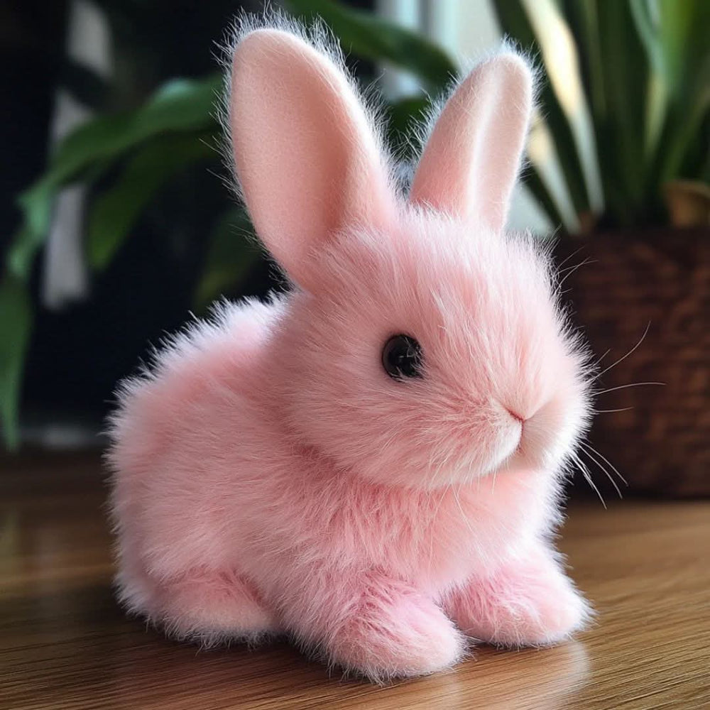 Animated HoppiLoom Bunny Plush Toy for Kids - Interactive Stuffed Animal with Sound and Movement