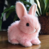 Animated HoppiLoom Bunny Plush Toy for Kids - Interactive Stuffed Animal with Sound and Movement