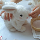 Animated HoppiLoom Bunny Plush Toy for Kids - Interactive Stuffed Animal with Sound and Movement