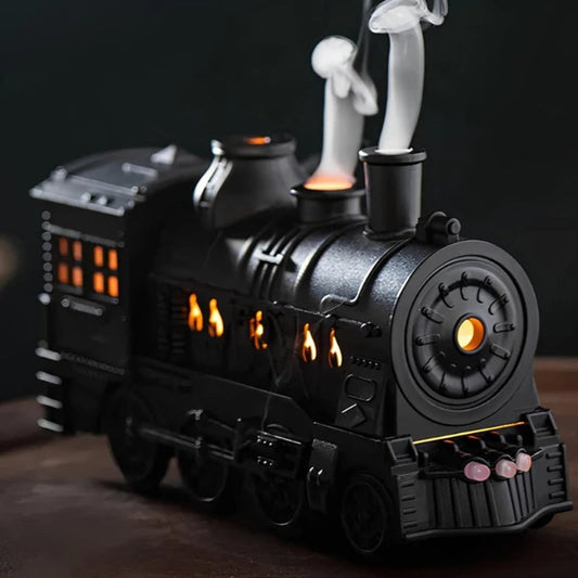 Humidifier – Essential Oil Diffuser, USB LED Night Light & Train Design