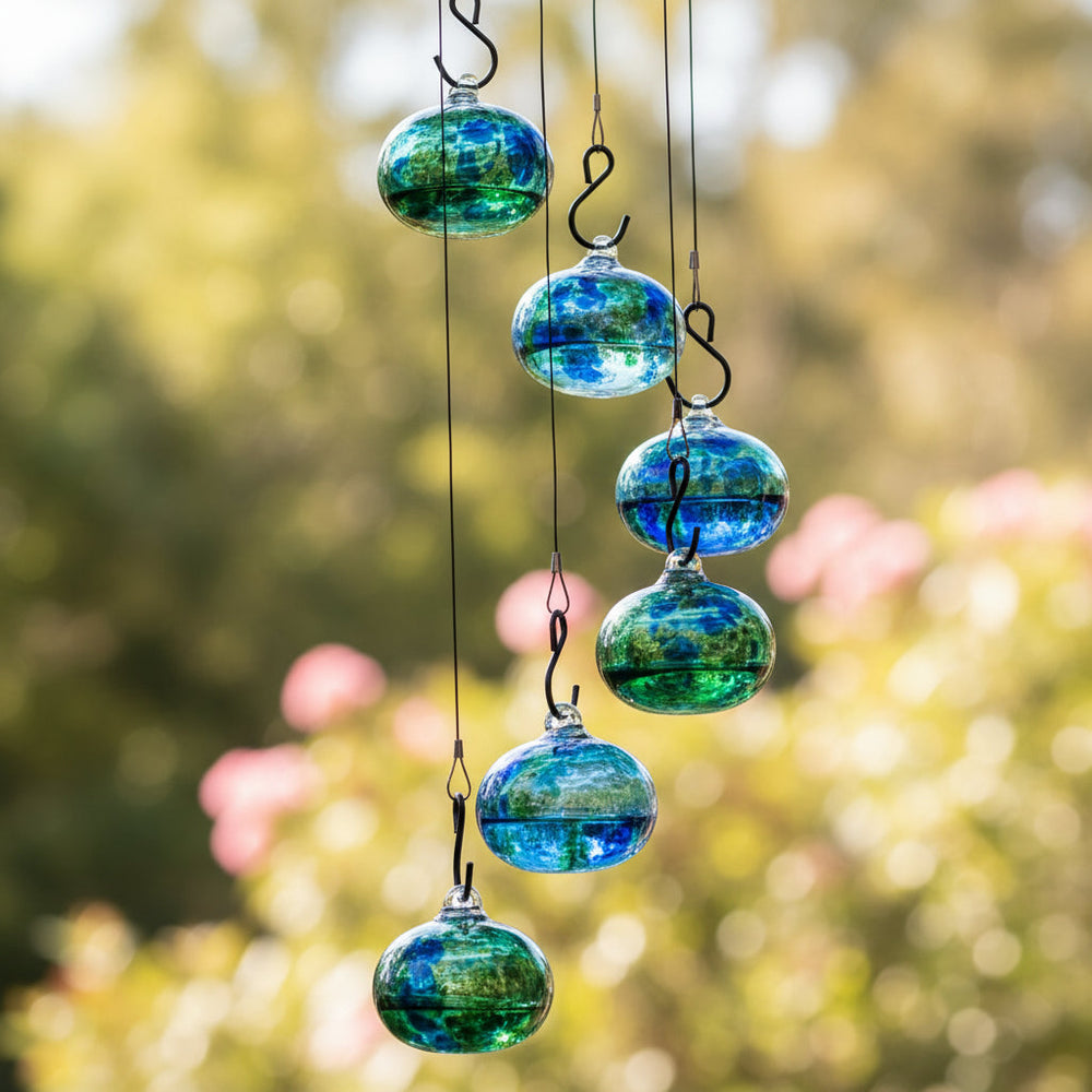 Hummingbird Feeder Wind Chime – Garden Decor, Easy-Hang & Multi-Port Design