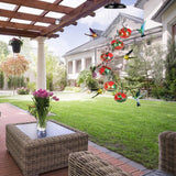 Hummingbird Feeder Wind Chime – Garden Decor, Easy-Hang & Multi-Port Design