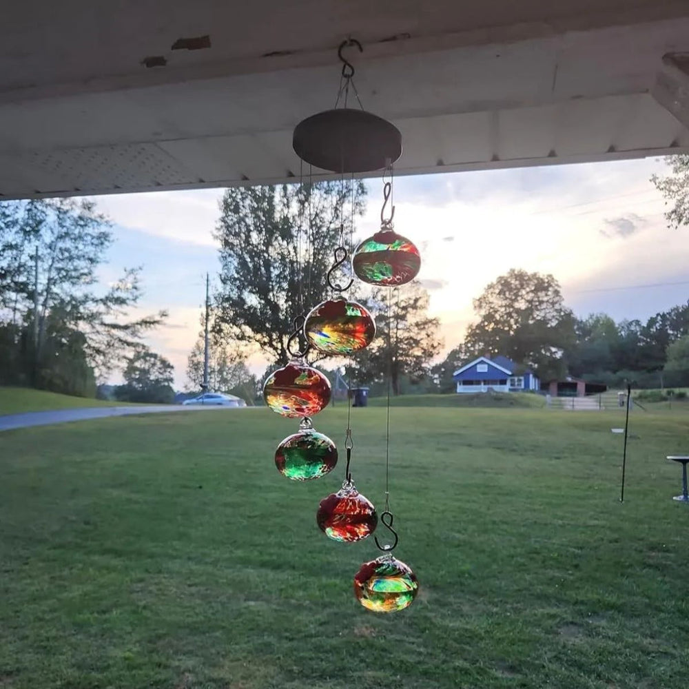 Hummingbird Feeder Wind Chime – Garden Decor, Easy-Hang & Multi-Port Design