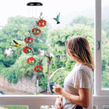 Hummingbird Feeder Wind Chime – Garden Decor, Easy-Hang & Multi-Port Design