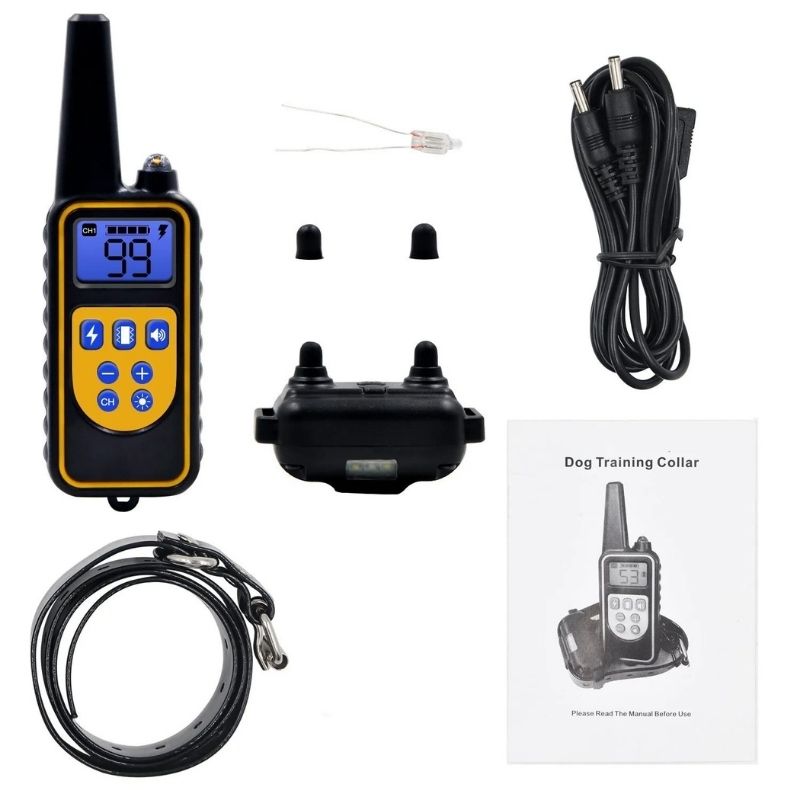 Premium Waterproof Dog Training Collar for Hunters - Adjustable, Rechargeable, and Long-Range Control