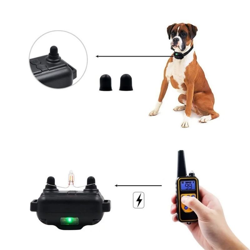 Premium Waterproof Dog Training Collar for Hunters - Adjustable, Rechargeable, and Long-Range Control