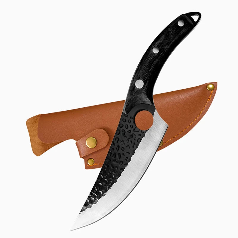 Huusk Premium Japanese Handmade Kitchen Knife - Precision Control Chef's Knife for Culinary Excellence