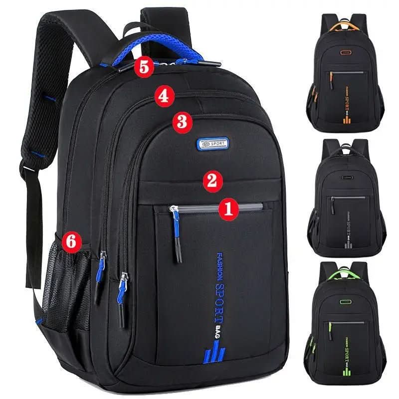 **HYDROCORE Waterproof Oxford Men's Backpack – Versatile Travel & Work Bag with Durable Design**