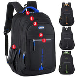 **HYDROCORE Waterproof Oxford Men's Backpack – Versatile Travel & Work Bag with Durable Design**
