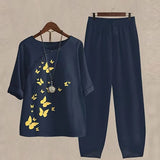 LenaDuo 2-Piece Spring/Summer Set - Dark Blue