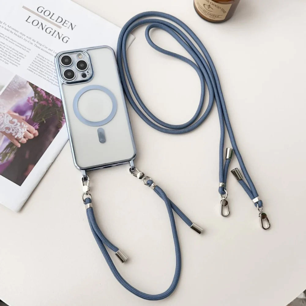 Phone Case MagSafe Crossbody Strap Lanyard Cover